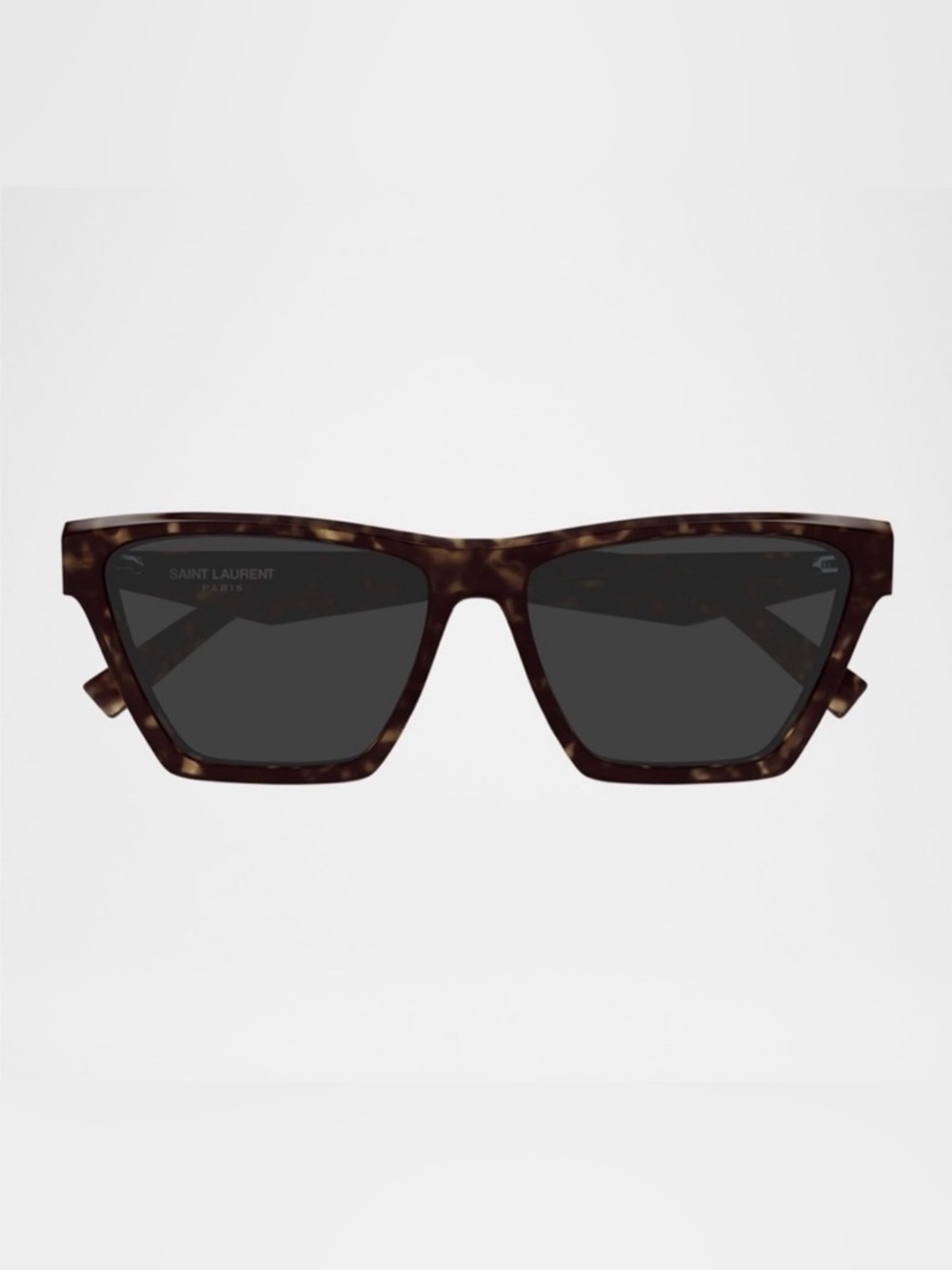 EUC Yves Saint Laurent Tortoiseshell Rectangular Sunglasses with Dark Lenses